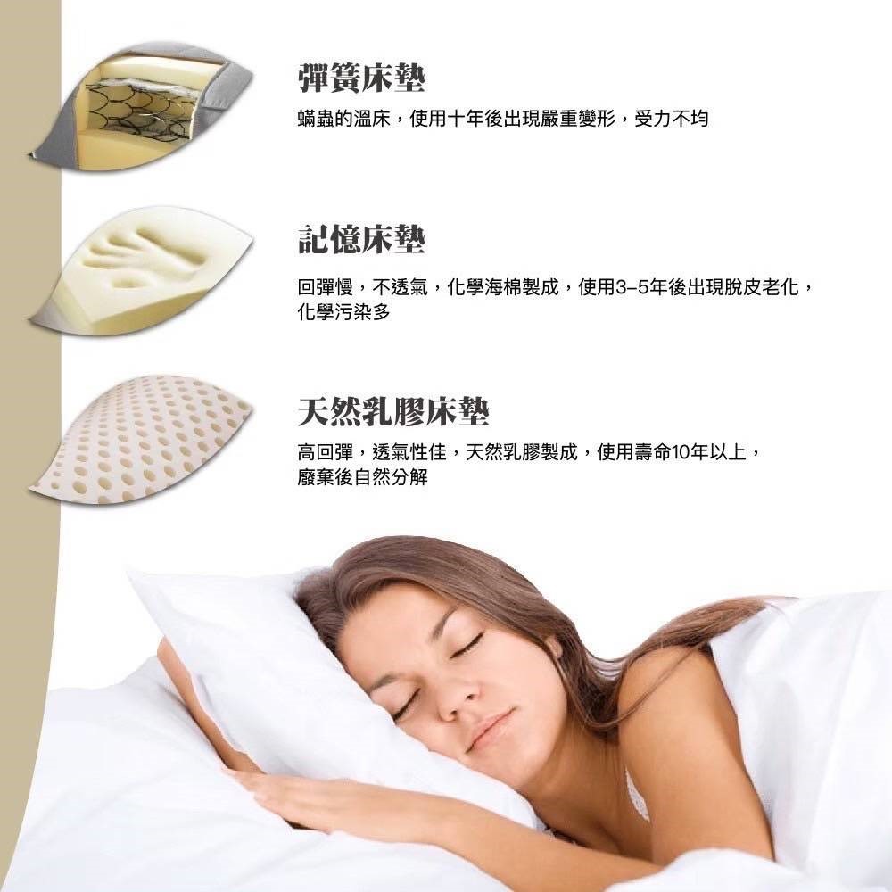乳膠床墊5公分厚度