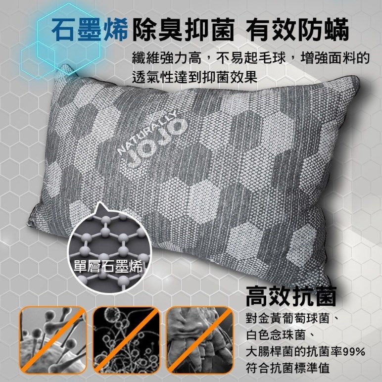 JOJO 石墨烯親水棉枕